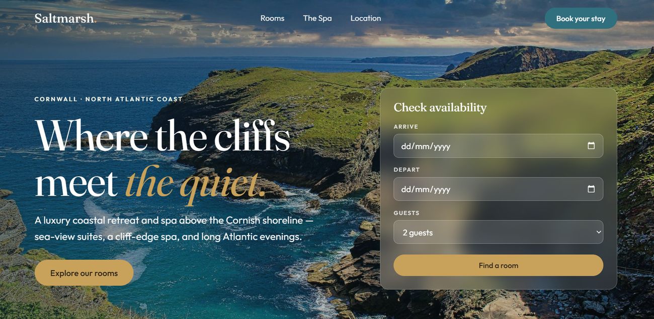 Saltmarsh House — homepage